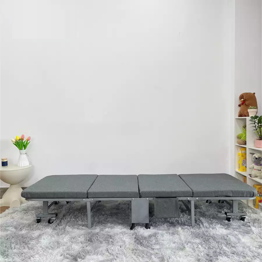 GIƯỜNG GẤP 70CM XÁM