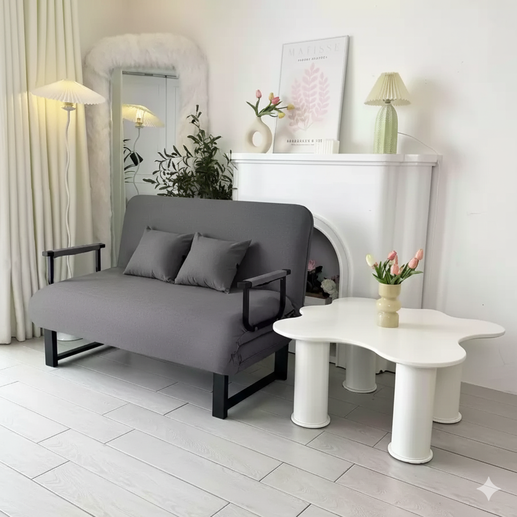 SOFA Giường 120CM XÁM